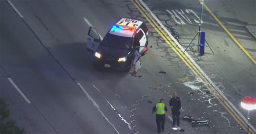 Off-duty LAPD sergeant killed in multi-vehicle crash on 405 Freeway
