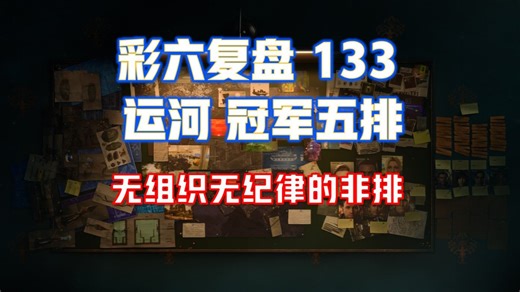 像是无组织无纪律的非排 彩六复盘133
