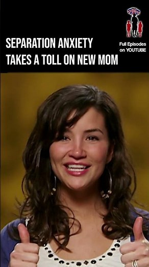 Separation anxiety takes a toll on new mum... #supernanny #jofrost #childcare #family