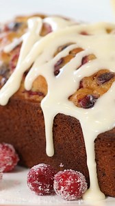 3.8K views · 163 reactions | Love fresh, tart cranberries? This Cranberry Orange Bread is full of them, plus it's topped with a sweet orange glaze. This easy quick bread recipe is bursting with fall flavors and colors making it ideal for your Thanksgiving dessert table. Recipe: https://www.imperialsugar.com/recipes/cranberry-orange-bread #homemadebread #quickbread #cranberryorangebread | Imperial Sugar | Facebook
