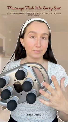 6 Node Handheld Back Massager Review | Deep Tissue Relief with Soothing Heat