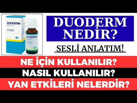 Duoderm Deri Çözeltisi Nedir, Ne İçin Kullanılır, Nasıl Kullanılır, Yan Etkileri Nelerdir? GÜNCEL