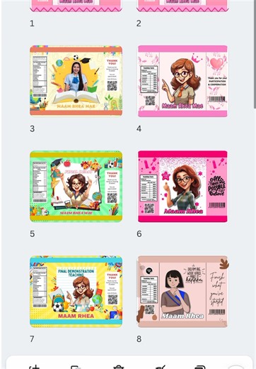 65pesos CHIP BAG Template for you FINAL DEMO 😱😳🤯 Yes in less than 100 pesos you can get all these designs! Template I made in CANVA Fb: Modern Digital Creatives #foryou #chipbag #finaldemo #finaldemonstrationteaching #studentteacher