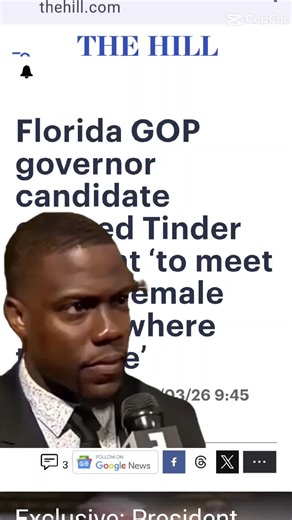 ￼ trending: Texas Democratic primary Thune-Trump Shutdown Epstein case sponsored: Content from Google Cloud Campaign Florida GOP governor candidate created Tinder account ‘to meet young female voters where they are’ by Max Rego - 02/03/26 9:45 AM ET 3 ￼￼￼￼￼ The Hill's Headlines - January 21, 2026 Pause Unmute Captions FullscreenShare Florida Republican gubernatorial candidate James Fishback said Monday he joined the dating app Tinder to meet young female voters in the state. Fishback, 31, wrote 
