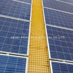 [Hot Item] Platform Glass Fibre Reinforced Plastic Walkway Grating FRP Floor Mesh