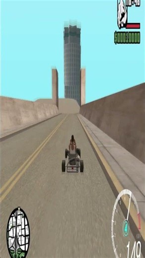 تحديات المتابعين تحدي النزول من اعلي المنحدر بأصغر سياره في اللعبه gta san andreas
