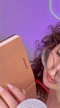 ASMR Paper & Nails on Hardcover Book 📖✨ Crispy Page Sounds #asmr #shorts