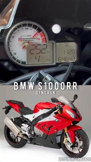 BMW S1000RR - Dyno Run Test🔥#shorts #shortsfeed #youtube #youtubeshorts