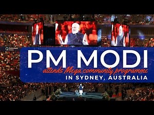 PM Modi attends Mega community programme in Sydney, Australia