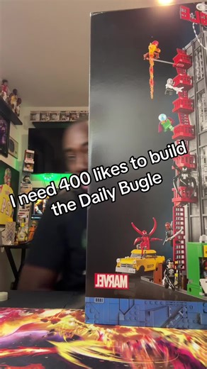Building the Daily Bugle Lego Set with 400 likes