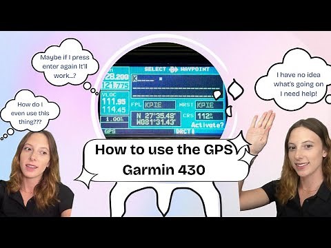 How to Use and Finally Understand the Garmin GNS 430 GPS - For Flight Training - Tips and Tricks