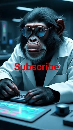 fear and chimpanzee friends doing the computer#speedsong