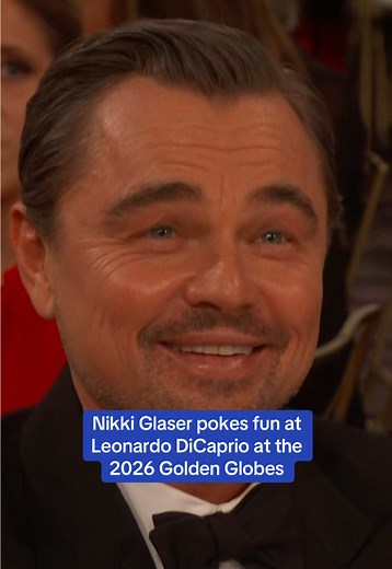 Nobody’s safe during @NikkiGlaser’s #GoldenGlobes opening monologue 👀 | Leonardo DiCaprio