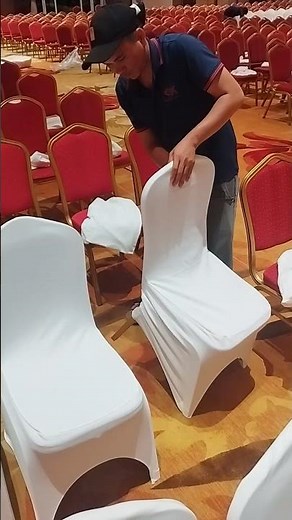 DIY Chair Cover Setup | Elegant Decoration Ideas for Any Occasion 🎀🌿