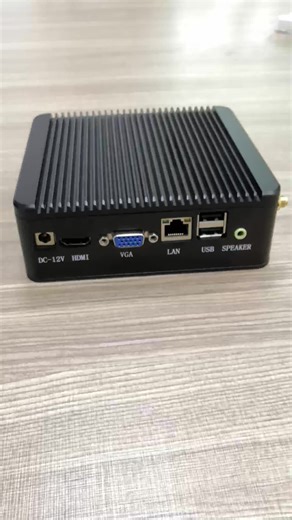 J1900 Fanless Industrial Mini PC Barebone | Quad-Core 2.42GHz, 1080P H.264 Playback, Dual Display