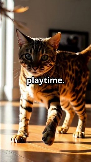 Cheetoh Cat❤️Mix of Bengal and Ocicat, with a wild appearance and sweet nature