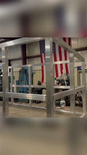 Aluminum Pump House Build for Southwood Park Pool #shorts