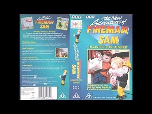 Fireman Sam Disaster For Dinner (1995) Australian VHS (Fanmade)