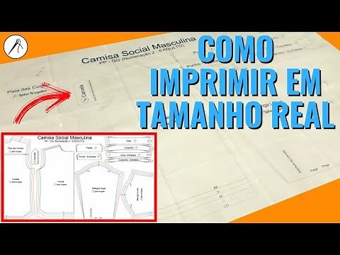How to print full-size patterns
