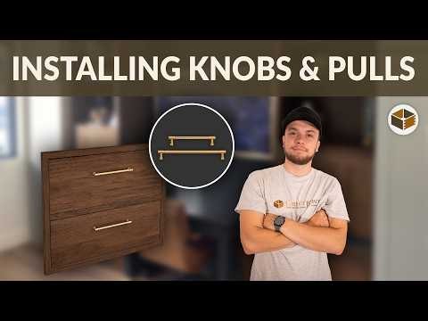 Cabinet Hardware Installation: Installing Cabinet Knobs and Pulls