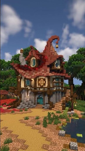 Minecraft Fantasy Mangrove House Build
