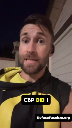 Refuse Fascism on Instagram: "ICE didn’t kill Alex Pretti. Border Patrol did. Why is that detail important? Hear Mike out. No community is safe while the fasc’st Trump regime controls federal agencies and consolidates power. There is no restraining or abolishing ICE while Trump’s attacks on immigrants are the battering ram and linchpin of his fasc’st program. To stop ICE terror—and every outrage of the last year—the whole regime must be stopped."