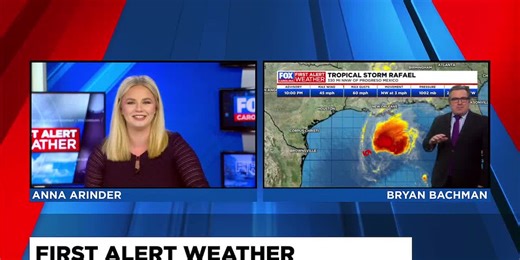 Keeping an eye on Tropical Storm Rafael