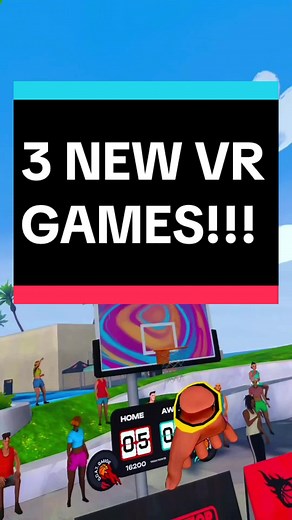 Top 3 New VR Games for Quest 2 & 3: Blacktop Hoops, Shark Bait, Swordsman VR