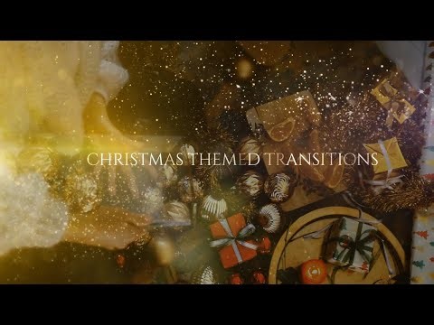 Christmas Themed Transitions Pack - After Effects Template