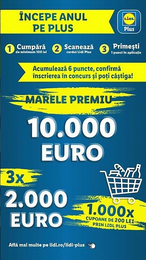 Lidl Plus | Concurs - Incepe anul pe plus