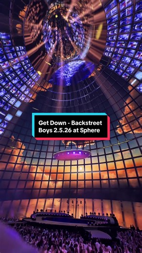 Get Down (You’re the One fo Me) - Backstreet Boys at Sphere on 2.5.26. #backstreetboys #vegasresidency #getdown #intothemillennium #sphere