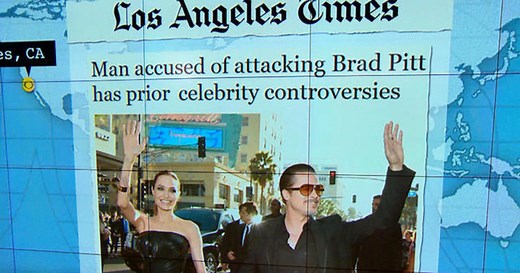 Brad Pitt attacked on red carpet at "Maleficent" premiere