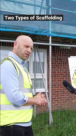 The 2 different types of scaffolding explained! #scaffolding #construction #experience #building