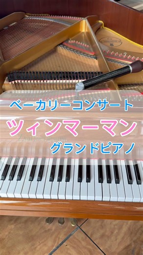 【コンサート】ツィンマーマンのグランドピアノ♪木目猫足グランドピアノ♪ベヒシュタイン♪