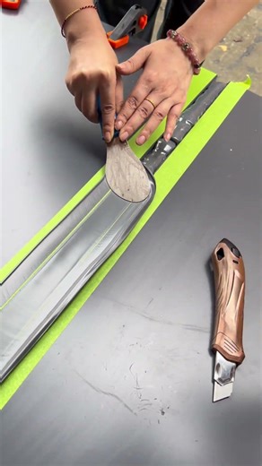Stainless Steel Tile Grouting Scraper 💪 No Bend, Perfect Finish Every Time! #Shorts