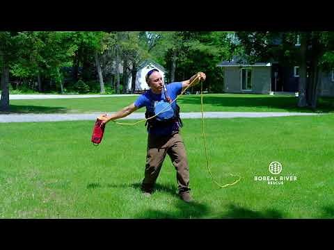 How to throw a throw bag—far and accurately—for whitewater rescue