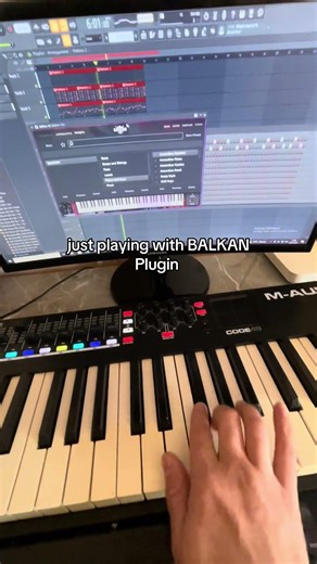 just playing with balkan plugin in fl studio