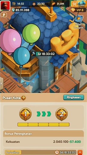 ROAD TO TRUE GOLD 2! Town Center Uograde Grind