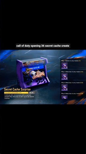 call of duty 36 secret cache create open #callofduty #codm