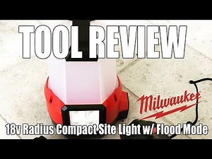 TOOL REVIEW - Milwaukee Radius Compact Site Light