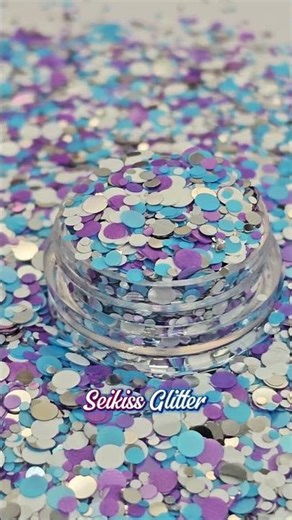 Purple and Blue chunky glitter mix 💜🩵