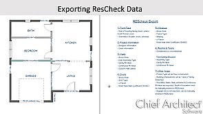 Exporting ResCheck Data