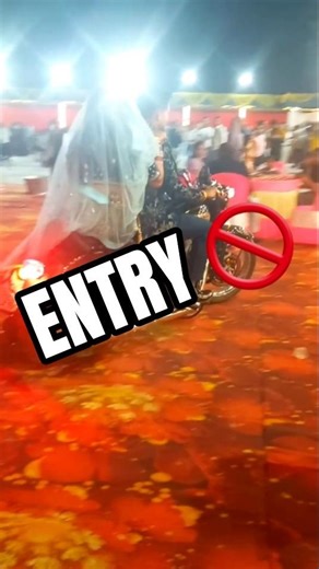 BRIDE GROOM ENTRY IN BULLET #viral #2026 #maarige