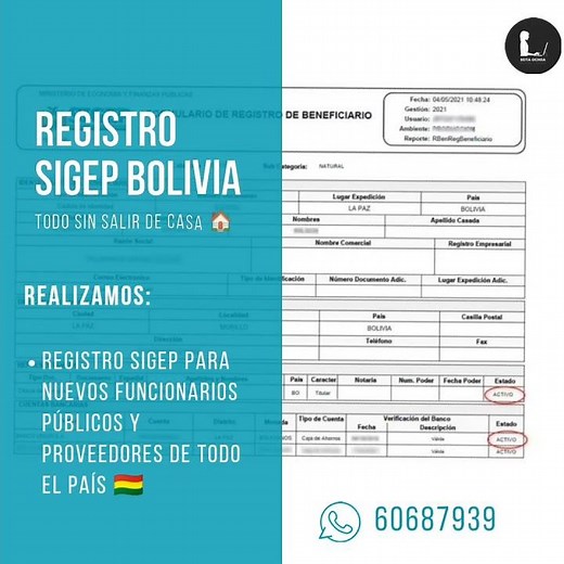 Registro Sigep Online Bolivia