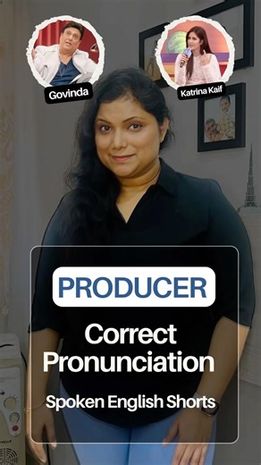 Govinda vs Katrina Kaif 😲 | Correct Pronunciation of PRODUCER | Spoken English Shorts