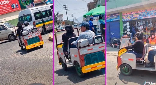 Peruana conduce 'mini auto' en plena avenida y sorprende con su velocidad: “¡Con placa todavía!” [VIDEO]
