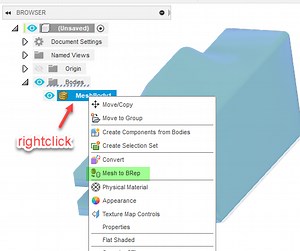 How to remix parts in Fusion 360 ?