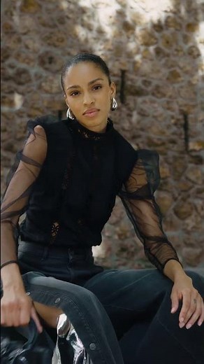 The RILLA Blouse | Modern Lace & Sheer Elegance by Anne Fontaine