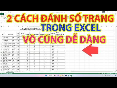 2 Cách Để Đánh Số Trang Trong Excel Vô Cùng Đơn Giản