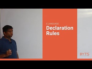 4 Declaration Rules